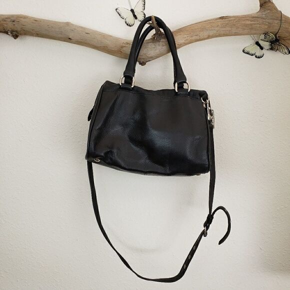 Rebecca minkoff quilted black leather satchel - Picture 5 of 8